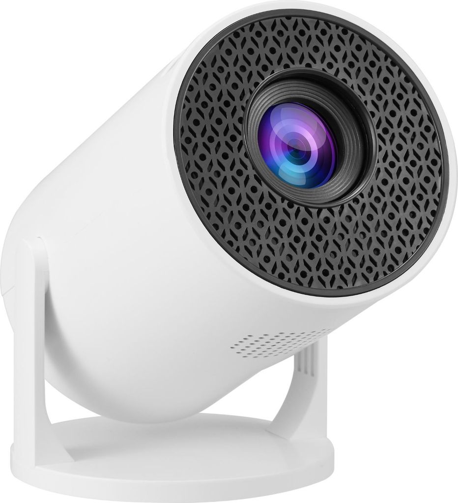 INF M5pro Mini HD Beamer für Zuhause, 1080F, 24-100 Zoll, mit Stecker Weiß