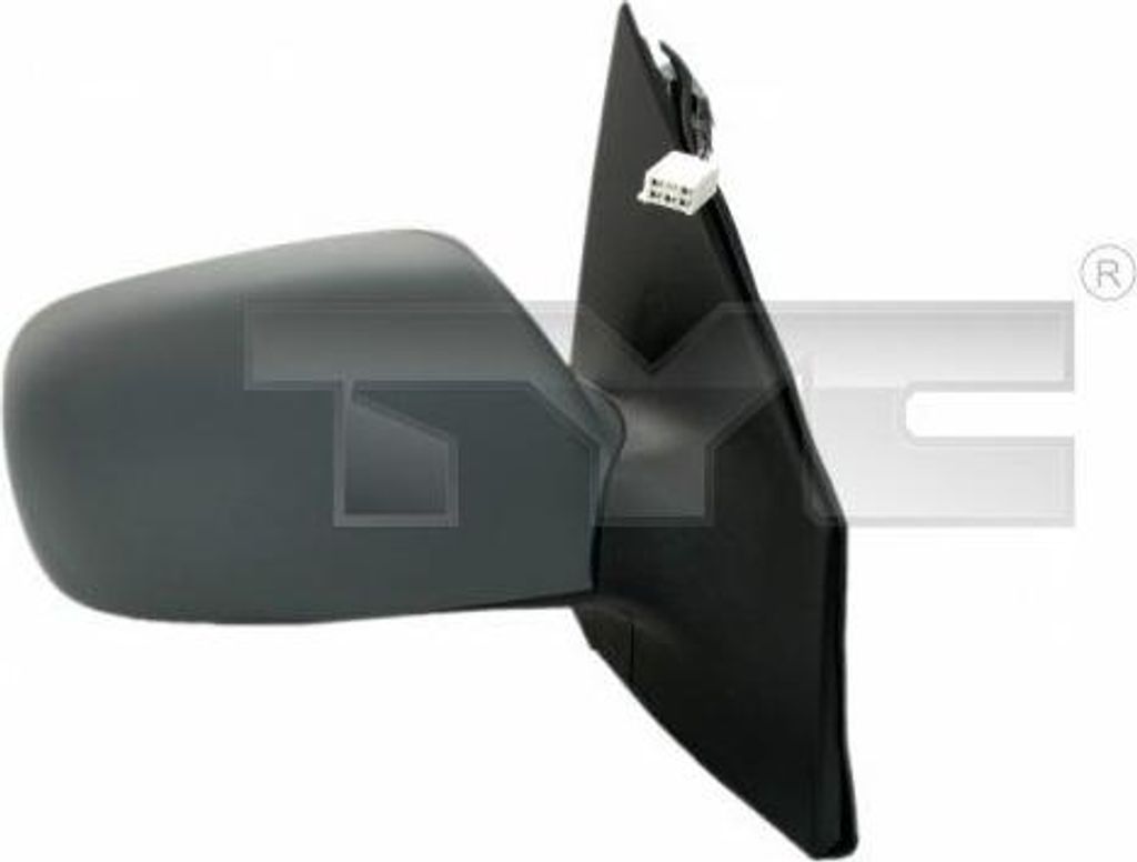 TYC 336-0042 Außenspiegel Seitenspiegel Links für TOYOTA Yaris Schrägheck (P1) Konvex Beheizt Grundiert