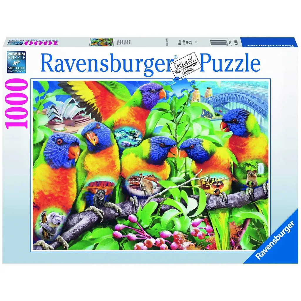 Puzzle 1000 pièces Land van de Lorikeets pour Adultes et Passionnés