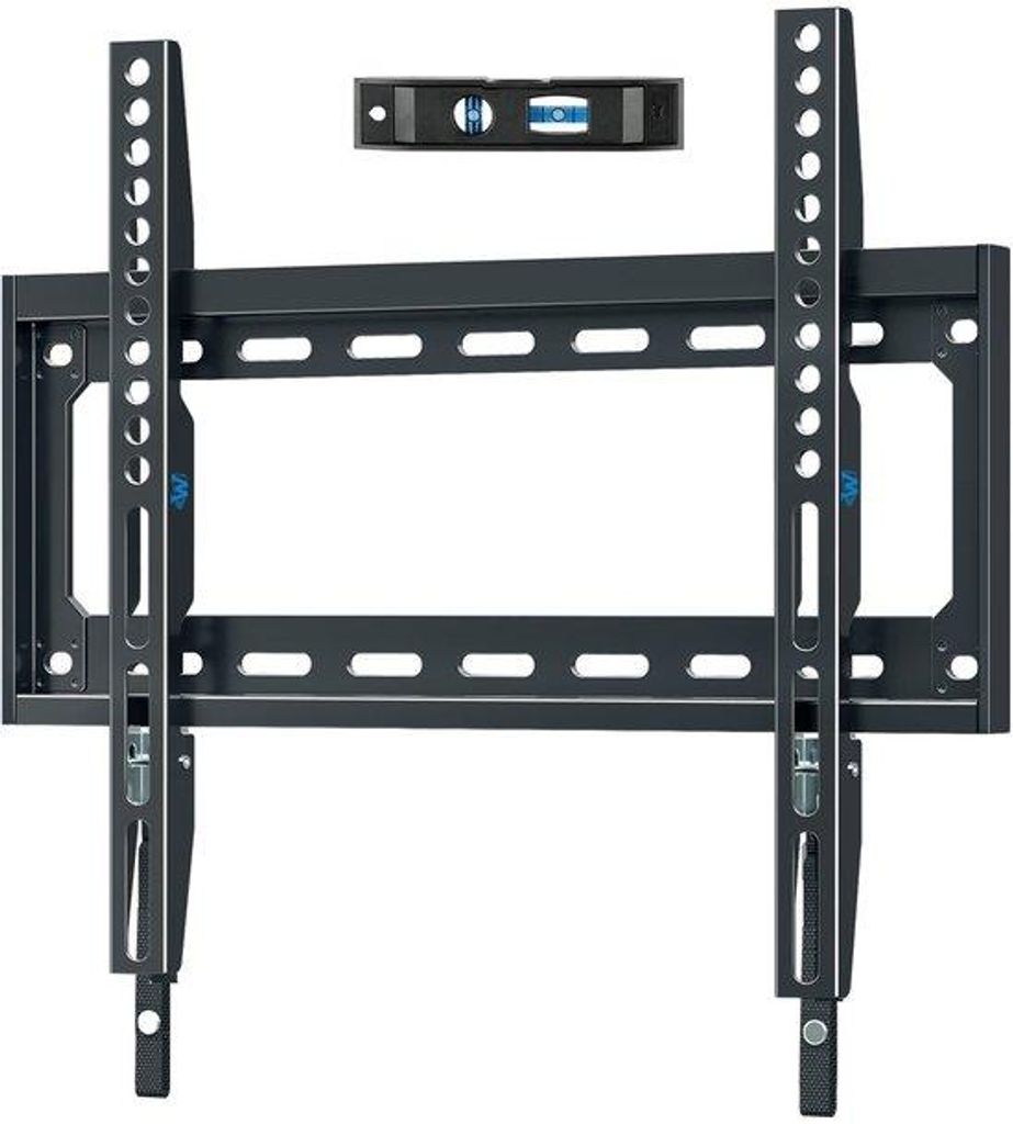Flachwandmontagehalter für die meisten 26-55 Zoll Fernseher bis VESA 400 x 400 mm und 45,5 kg, Wandflachheld, flach an der Wand Fernsehabhängesat...