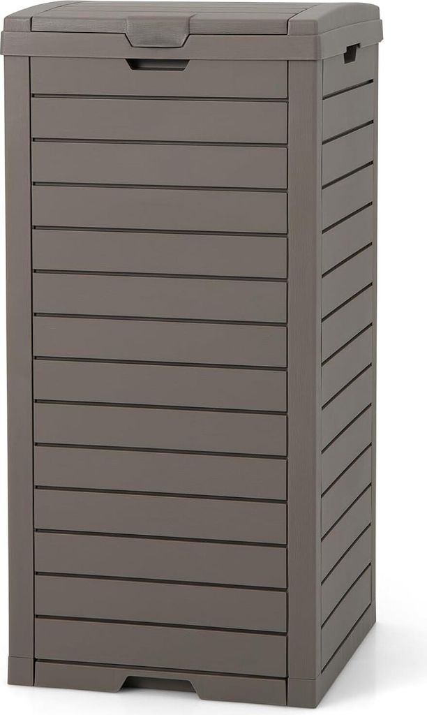 GOPLUS Mülltonnenbox 118 L, Mülleimer mit Klappdeckel & Produktbild 