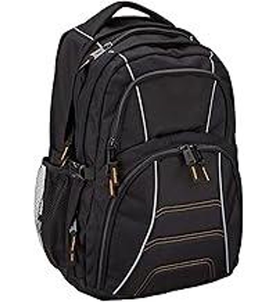 Laptop-Rucksack mit gepolsterten Schulterriemen und Aufbewahrungsfächern für Stifte, Schlüssel, Handy, geeignet für die meisten Laptops bis zu,...