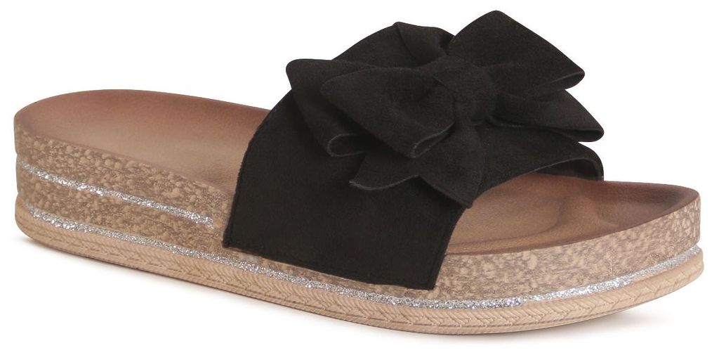 topschuhe24 3240 Damen XXL Plateau Pantoletten Sandalen Produktbild 