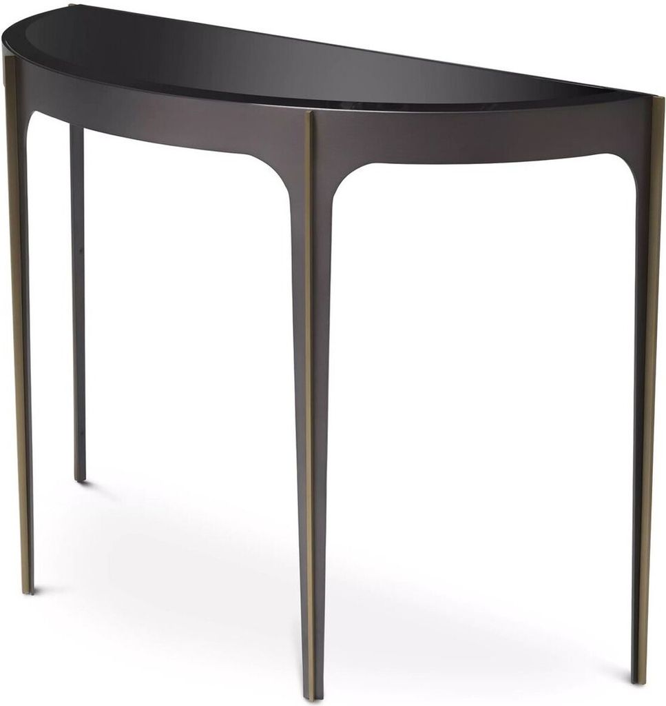 Casa Padrino Luxus Konsole Bronze / Messing / Schwarz 102,5 Produktbild 