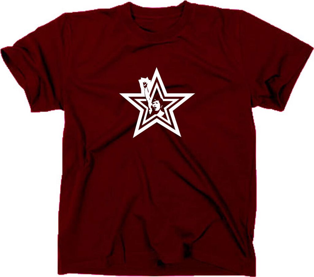 Styletex23 T-Shirt #1 Feminism Guerilla Anarchie, maroon, XXL