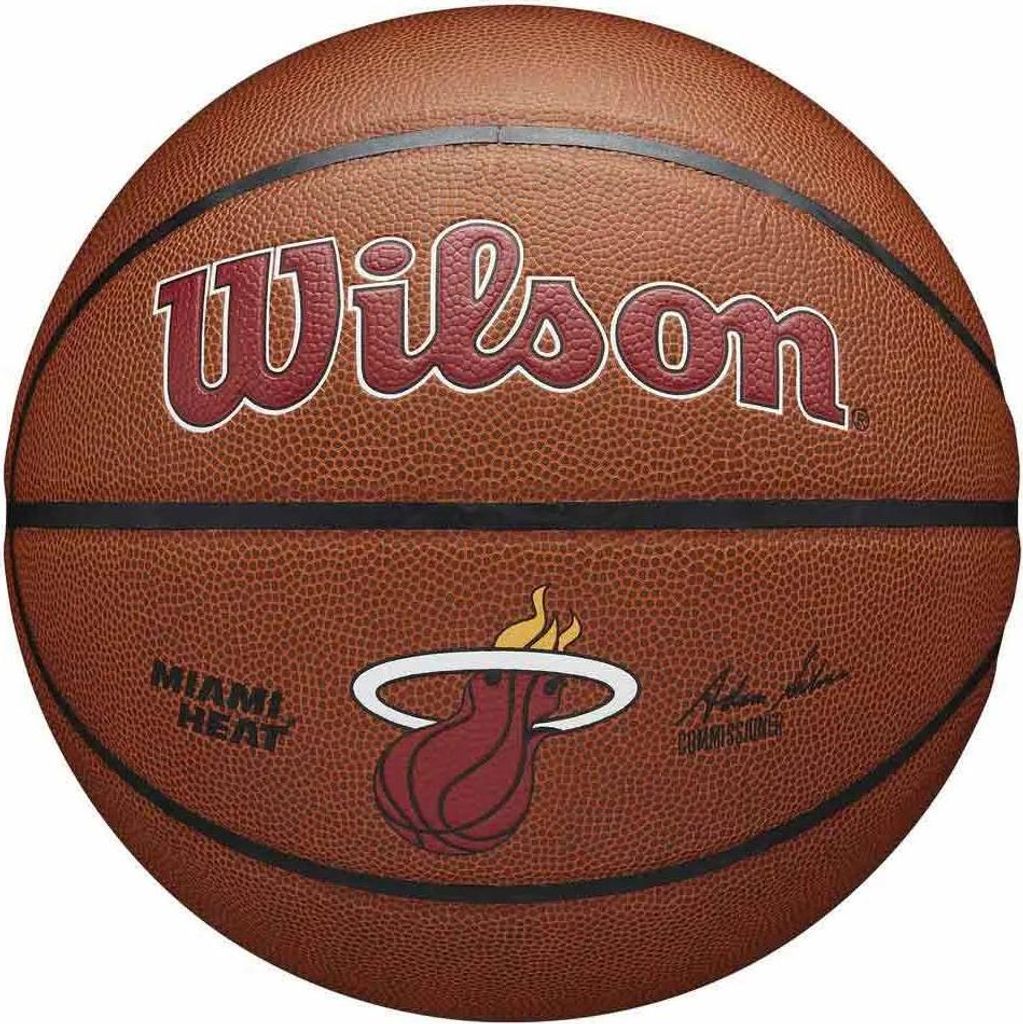 Wilson Nba Team Alliance Miami Heat Basketballball Braun 7 Braun 7