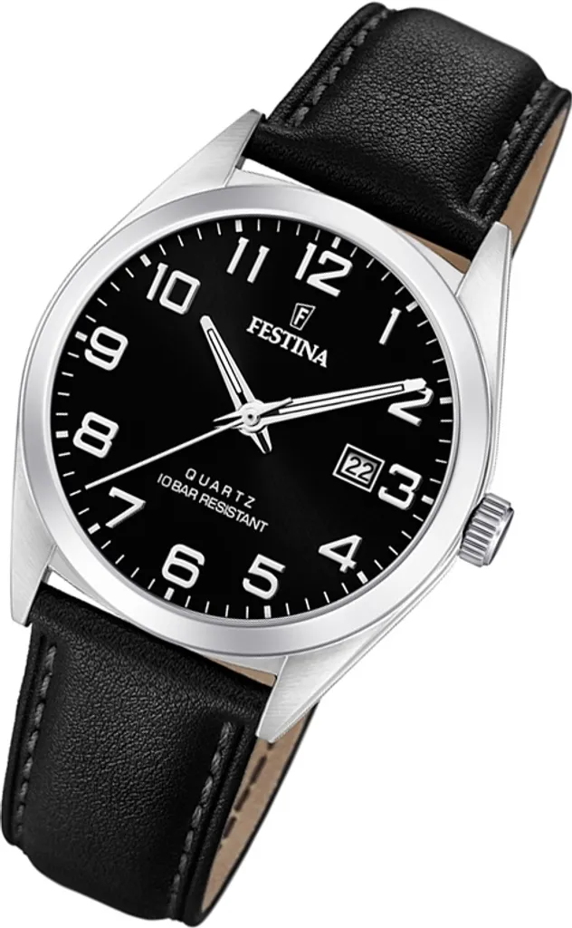 Orologio Festina F20446-3 Uomo Nero: Eleganza Classica in Acciaio 316L - 6