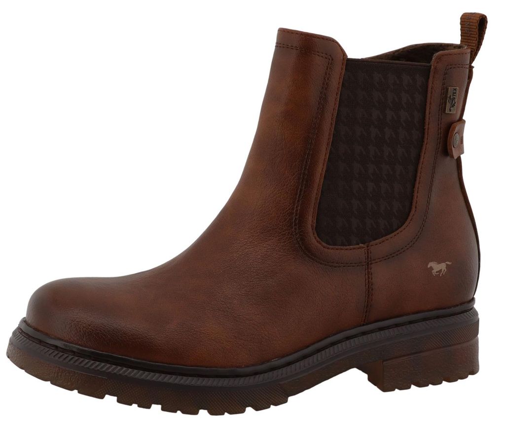Mustang Damen Elegante Stiefelette 15M0272001 Braun