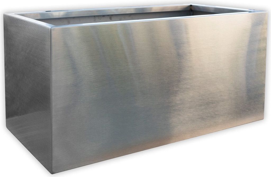 Köhko® Designer-Pflanztrog aus Edelstahl Viva 150 x 55 x 45 Produktbild 4