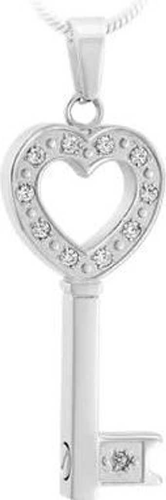 Luxe Aschenbecher-Hänger mit Kette (55 cm) für Asche, Haare oder Parfum – Gedenkschmuck inkl. Asfüllhilfe und Aufbewahrungstasche