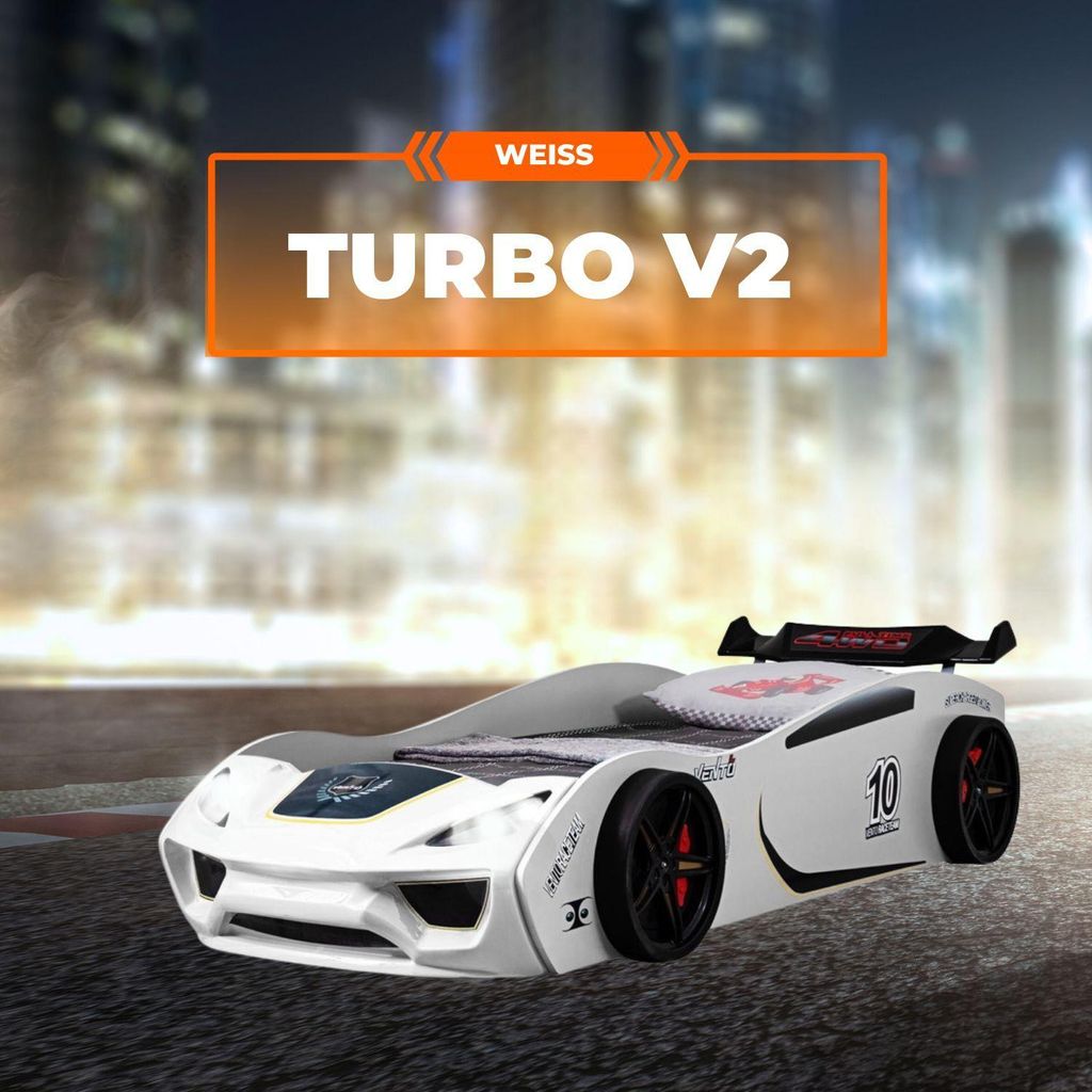Łóżeczko dziecięce Autobett TURBO V2 w motoryzacyjnym Zdjęcie produktu 