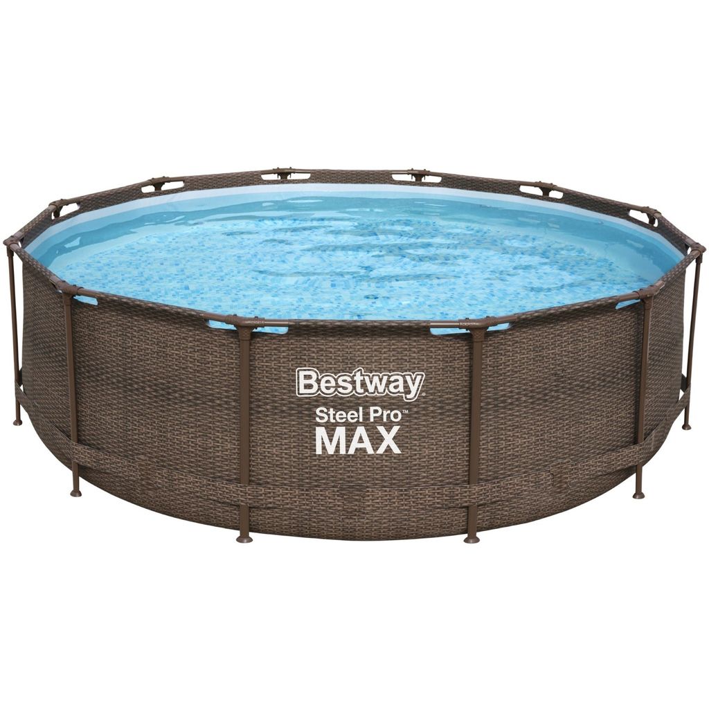 Bestway Steel Pro 56709, 9150 L, Rámový bazén, Hnedá, 39,6 Obrázok produktu 