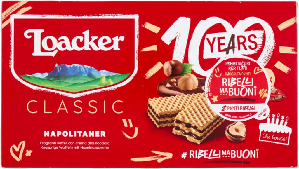 Wafelki Wafer Napolitaner 180g - Loacker Zdjęcie produktu 