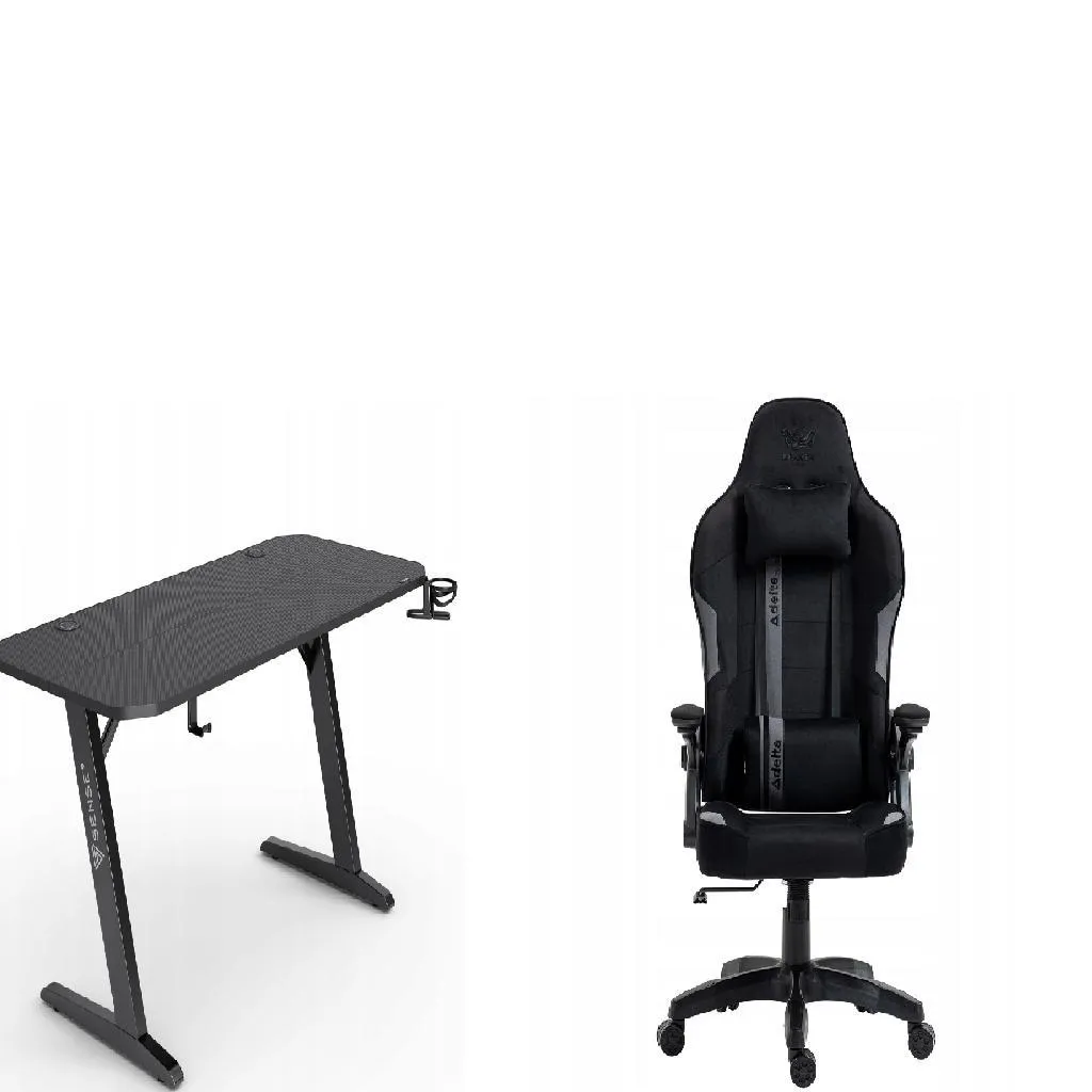 Ensemble mobilier gaming avec bureau gamer et fauteuil de bureau confort