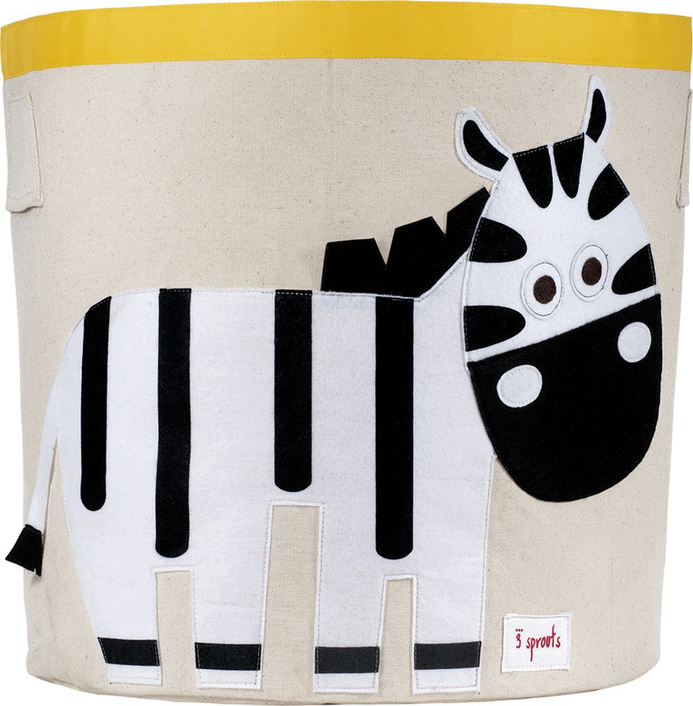 3 Sprouts Aufbewahrungskorb Zebra