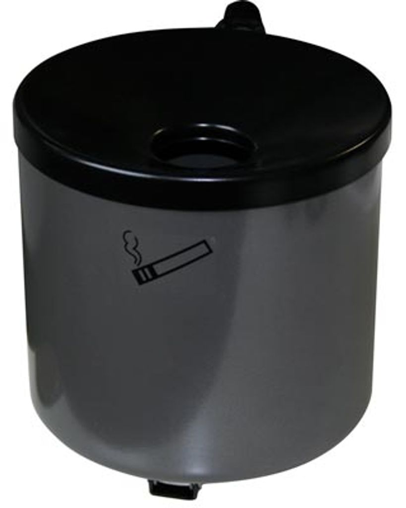 Wandascher Ø150xH145mm graphit m.Kippvorrichtung Produktbild 