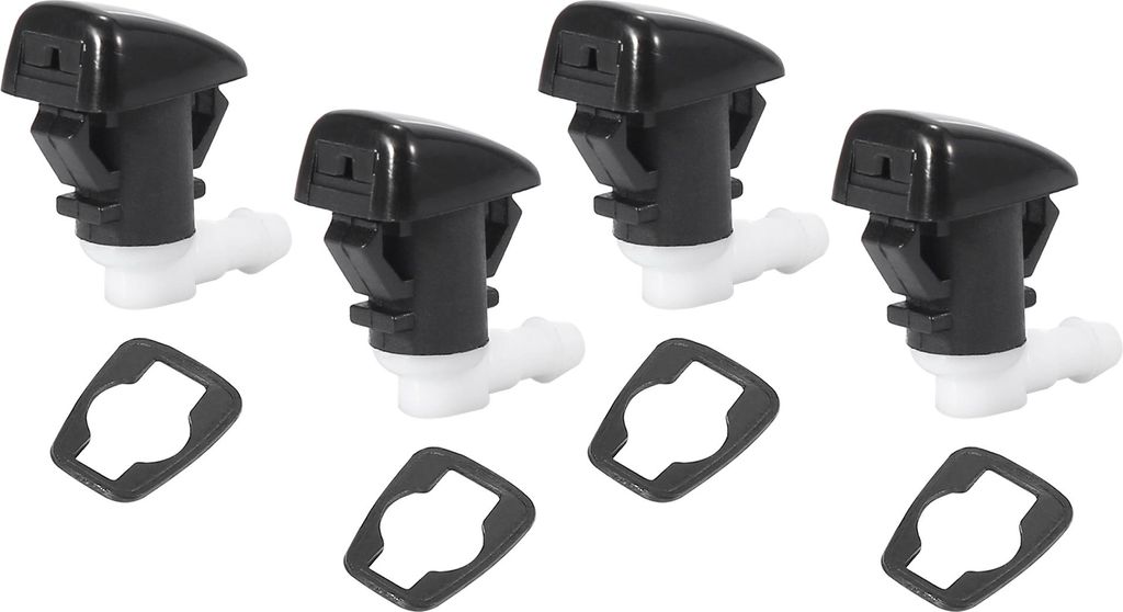 4 Stück Vorne Scheibenwaschdüse Heckscheibe Scheibenwischer Spritzdüse Einzelloch 68269108AA