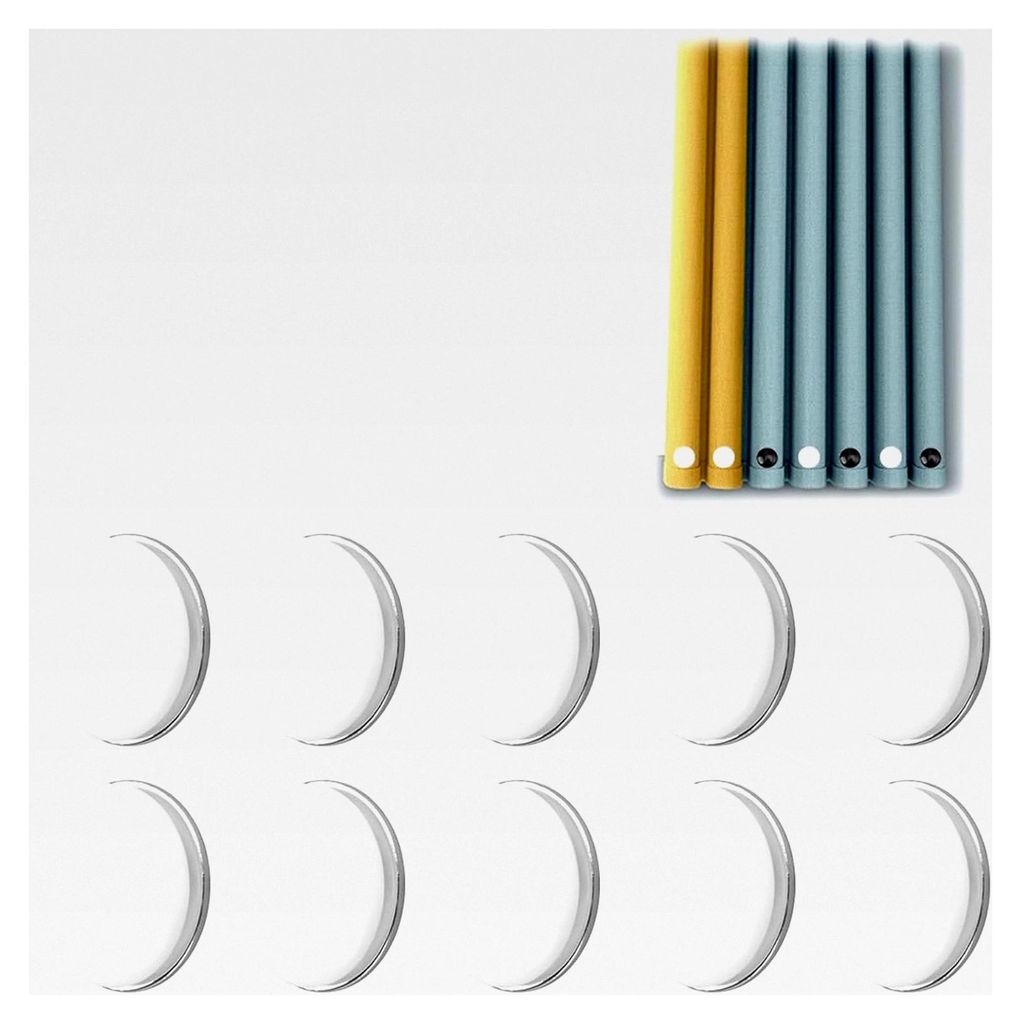 10 Stück Runde Vorhanggewichte Weiß, Magnetische Gardinenbeschwerer für Duschvorhänge, Gewichte für Vorhänge, Starke Magnete für Duschvorhä...