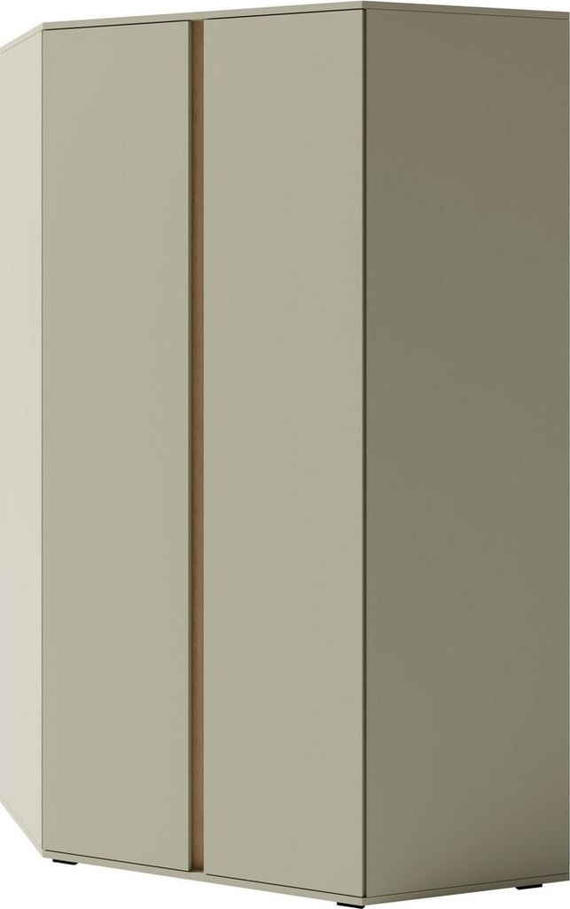 Eckkleiderschrank 95X195X95 Cm Luca Lc2 Schrank 2 Türiger Eckschrank Eukalyptus/Baltic Eiche