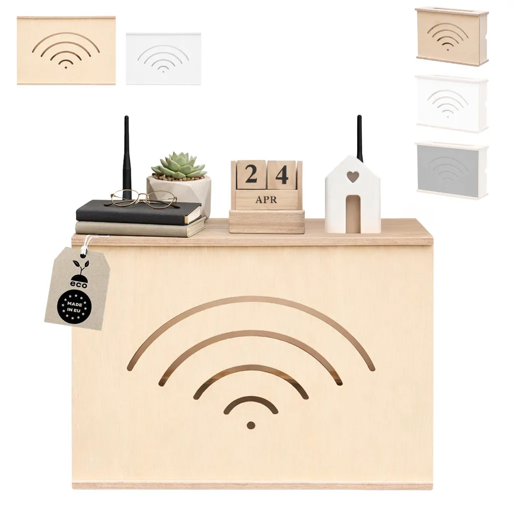Organizer Router Professionale Wallbox | Scatola a Muro per Ufficio EU