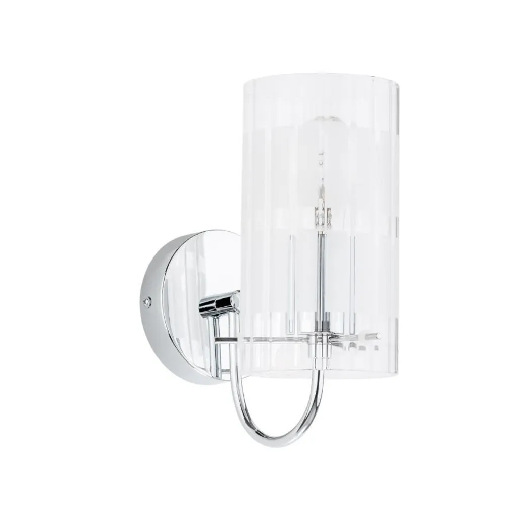 Plafonnier LED design pour salon et chambre Italux Max chrome moderne