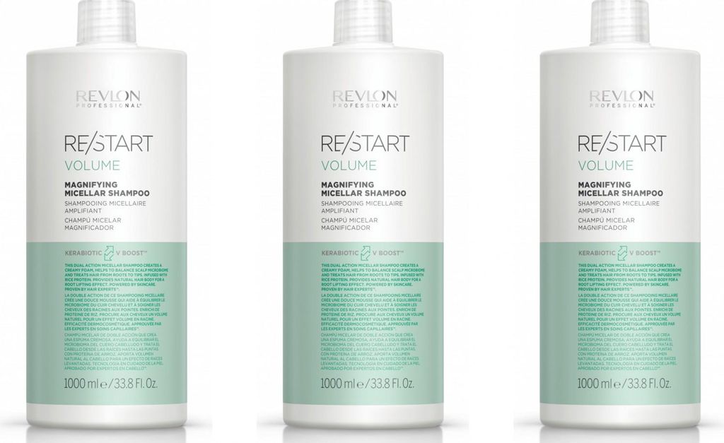 Re/Start Volume Magnifying Micellar Shampoo 3x1000 ml