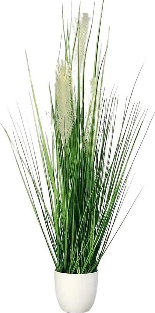 aplanta Künstliches Grasarrangement - Lilou | 150 cm, für drinnen, Kunstpflanze, wie echt, Allergiker geeignet, pflanzliche Dekoration Praxis, Of...