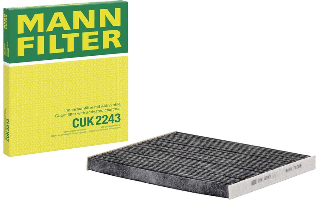 MANN-FILTER CUK 2243 Innenraumfilter Pollenfilter für OPEL Corsa D Schrägheck (S07) Aktivkohle