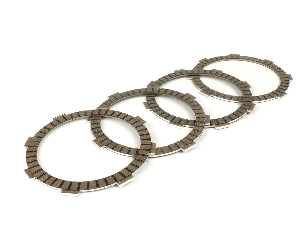 Kupplungsbeläge BGM Aluminium 4-Scheiben für Kupplungskorb, Superstrong, Scooter & Service, MMW, Ultrastrong für Vespa Cosa2, FL (1992-), PX (19...