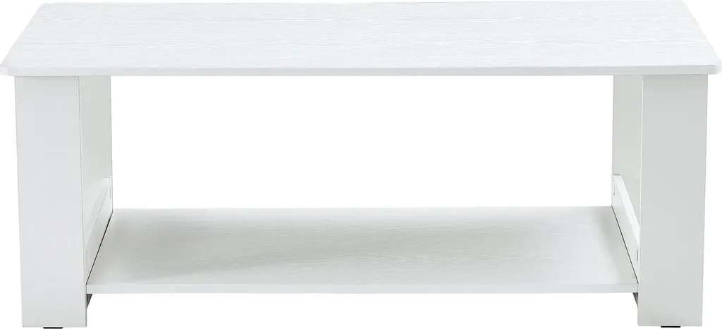 Table basse pour petit salon blanche 110 cm - Idéale espaces restreints - 13