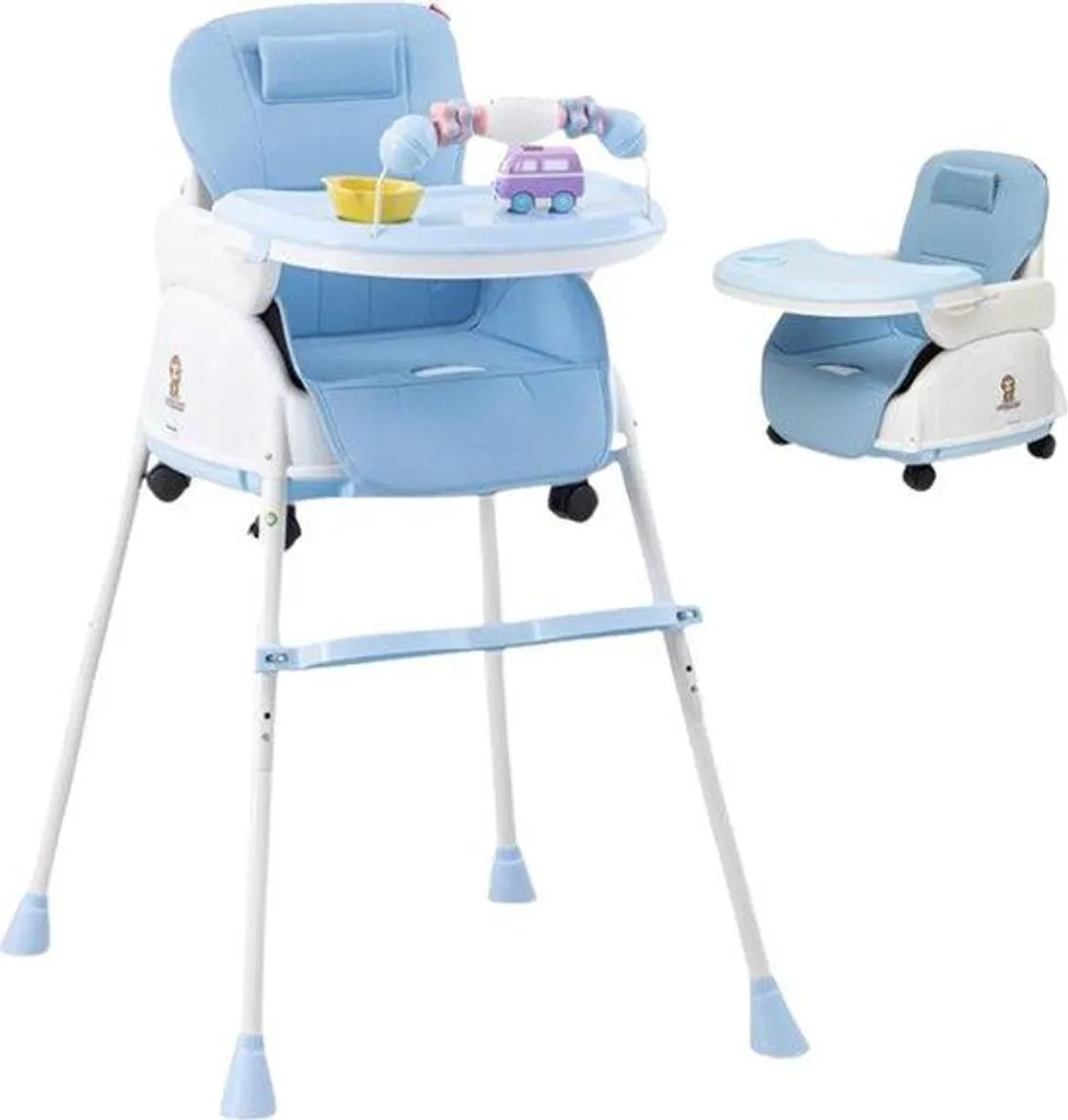 Chaise haute gain de place et poussette 3 en 1 compacte pour appartement - 2