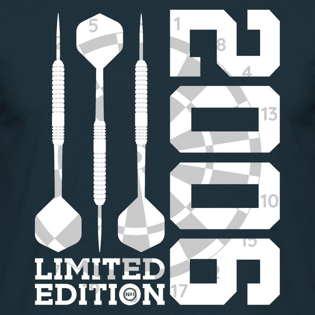 Spreadshirt 20. Geburtstag | Limited Edition 2006 | Dart Männer T-Shirt, 3XL, Navy