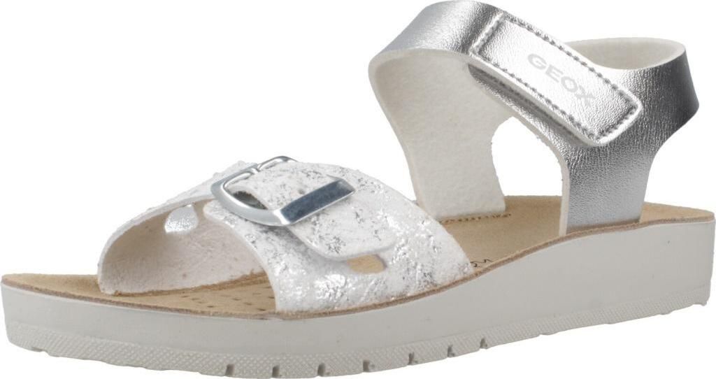GEOX J SANDAL COSTAREI GI Silber