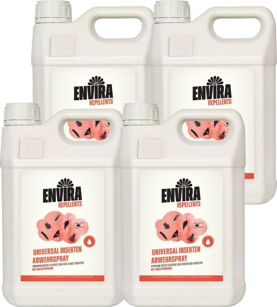 Envira Universal Insekten Abwehrspray 4x5L