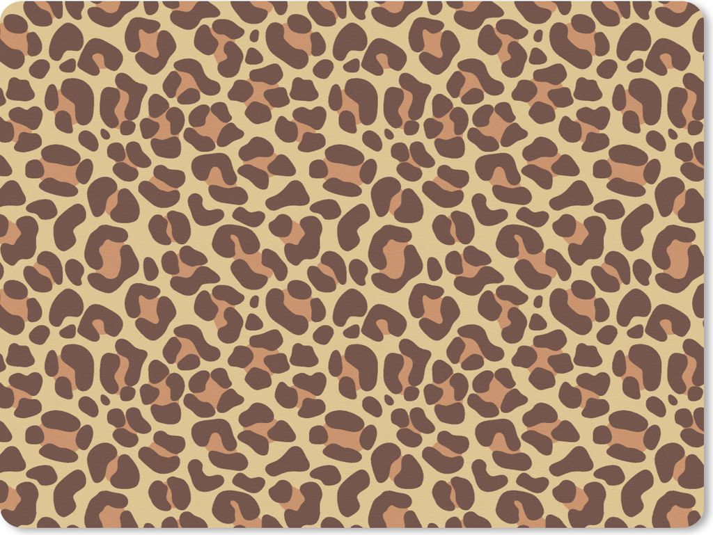 MuchoWow Mauspad Mousepad Muster - Leopard - Pelz 40x30 cm - Mousepads - Maus Mat - Pad - Mausunterlage - Anti Rutsch