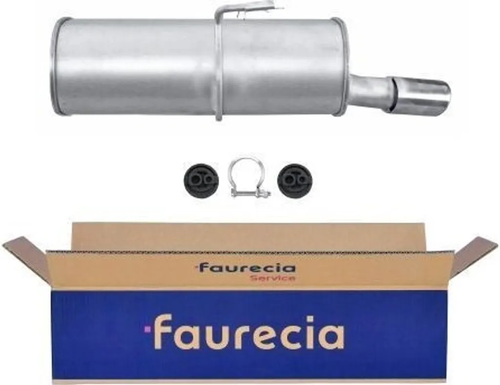 Silencieux HELLA 1726SX en acier renforcé pour échappement Peugeot 406