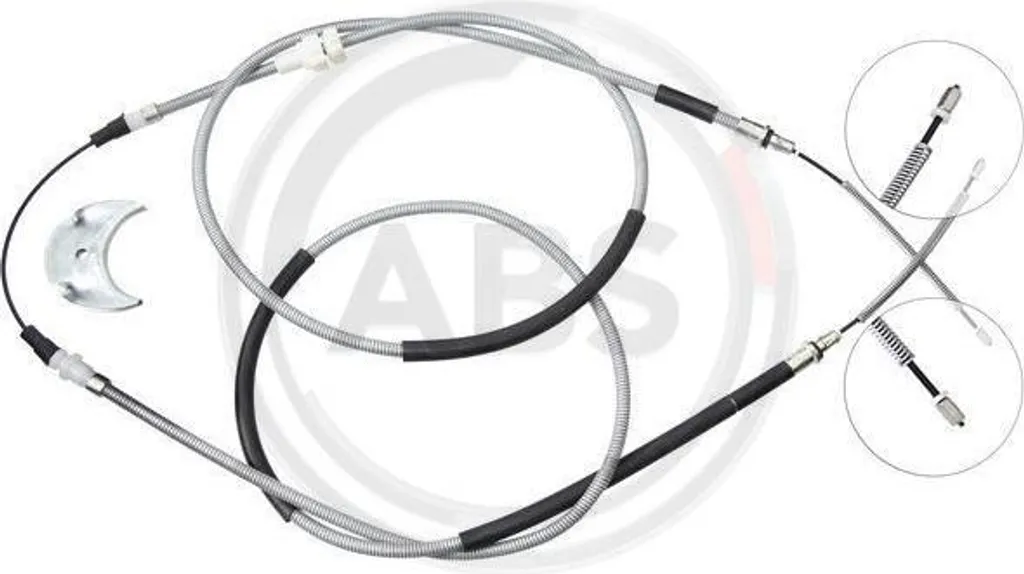 Câble de frein à main A.B.S. K12025 pour Escort - Réf OE 6491718
