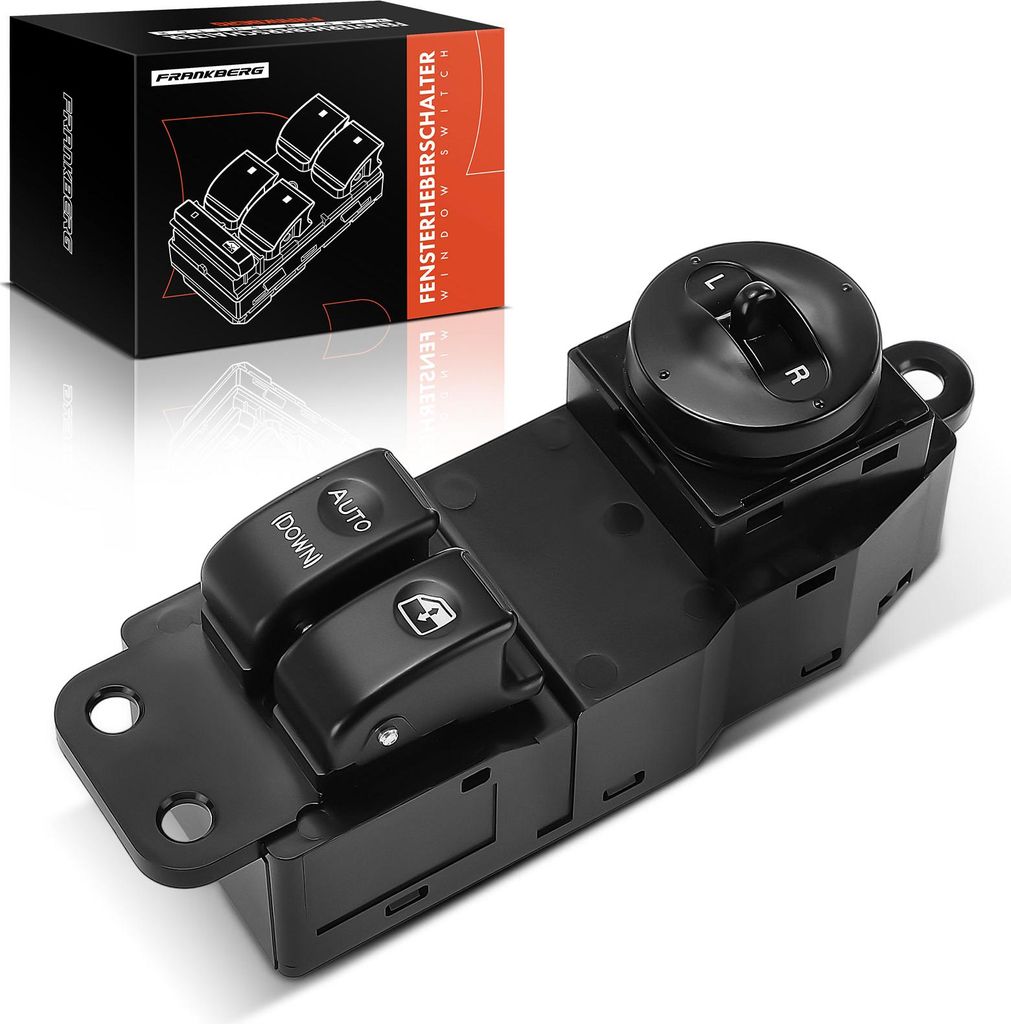 Frankberg 1x Fensterheberschalter Fahrerseitig für Hyundai H-1 A1 2.4L 2.5L 2.6L 2000-2007
