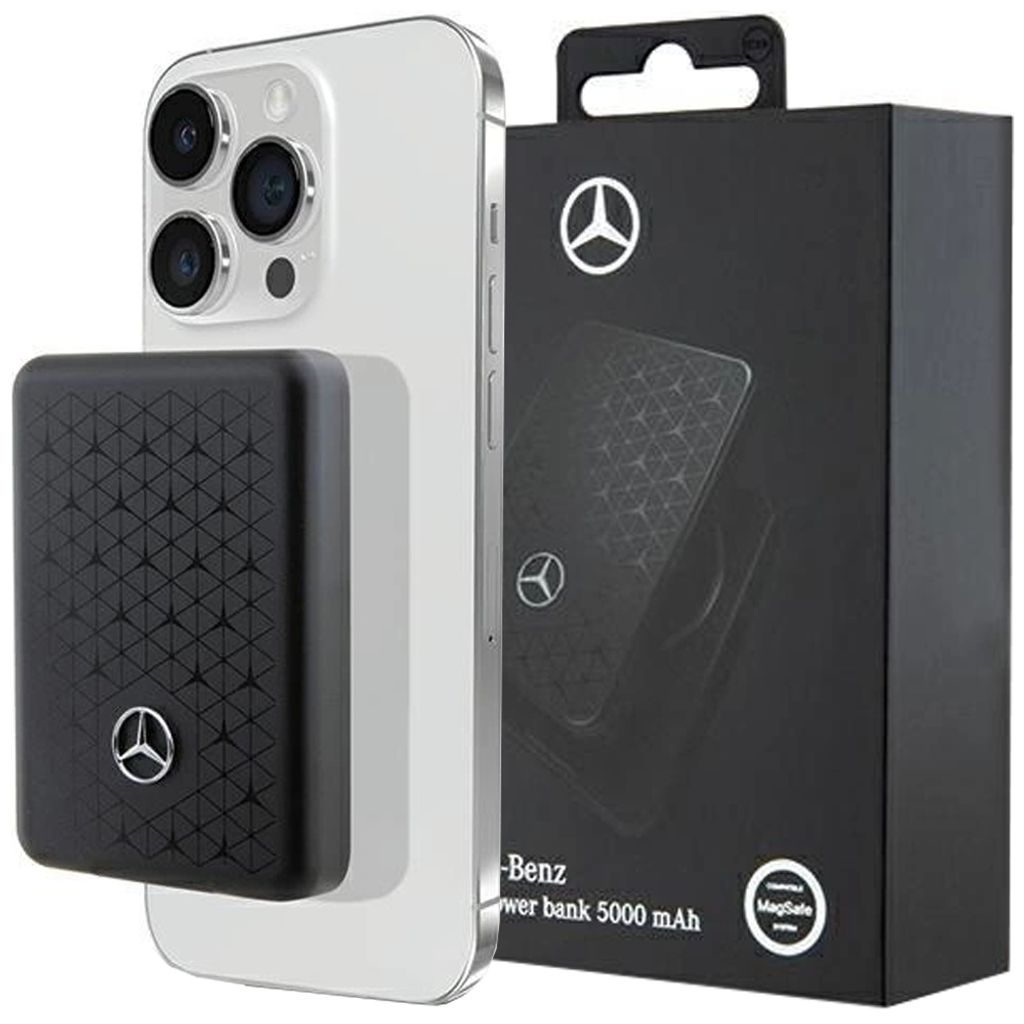 Powerbank Mercedes Sterne Muster Magsafe 5W 3000Mah - Produktbild 