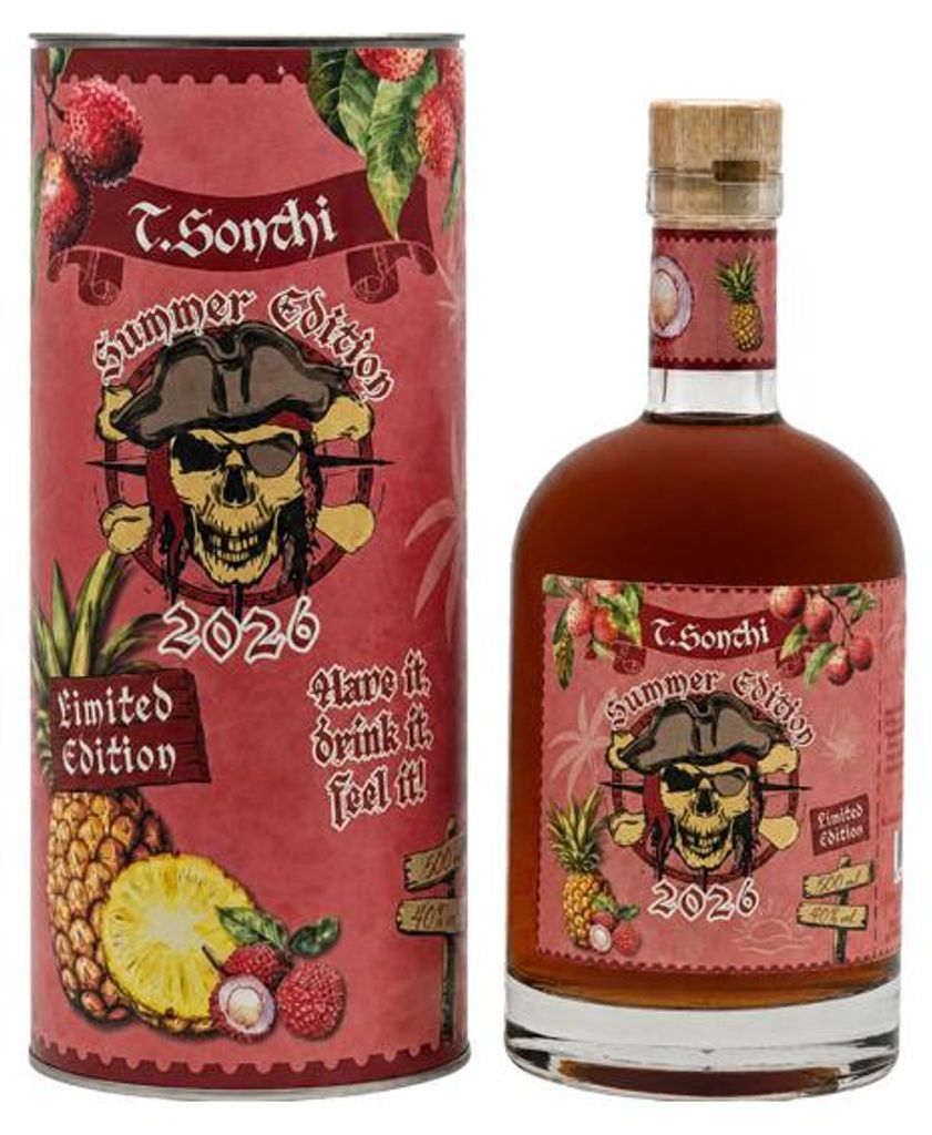 T. Sonthi Rum Summer Edition 2026, 40% Vol. 0,5 l Produktbild 