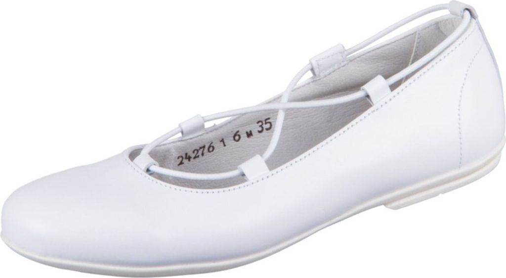 Däumling Kinder Ballerinas Modell 430101M71 aus Naturleder in Weiß