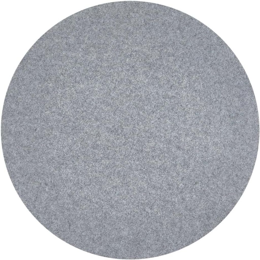 Rasenteppich Easy Rund 300 cm Grau