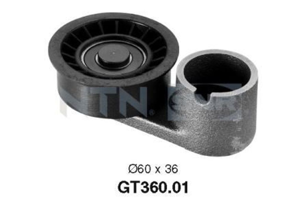 SNR GT360.01 Spannrolle Zahnriemen Ø60mm für ALFA ROMEO 33 (907A) 145 (930) 146 (930) ALFASUD Sprint (902.A) ALFASUD (901) 33 (905)