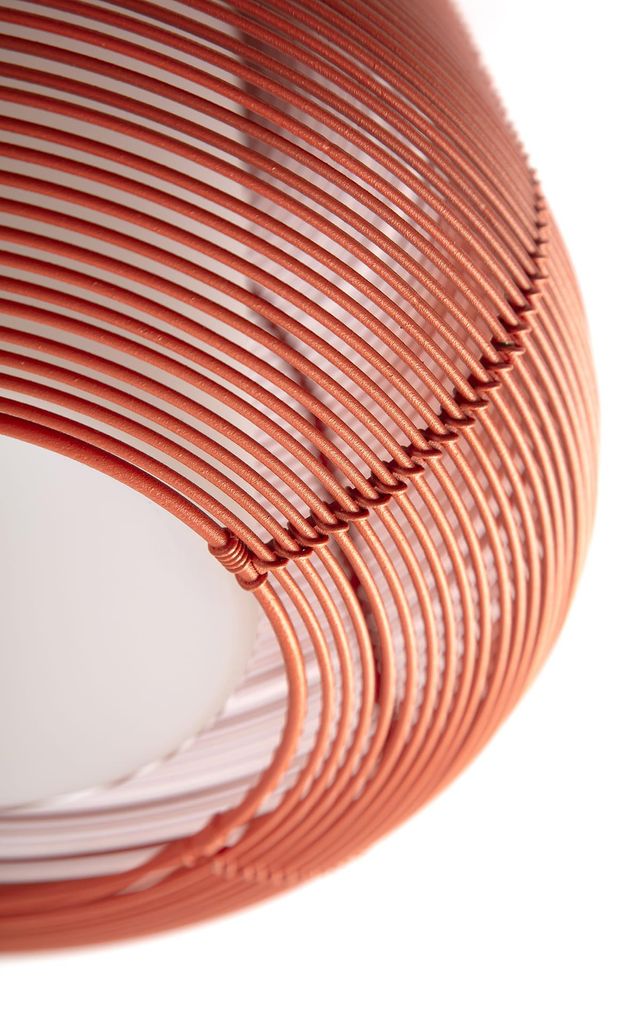 NARITA hängeleuchte mit baldachin orange