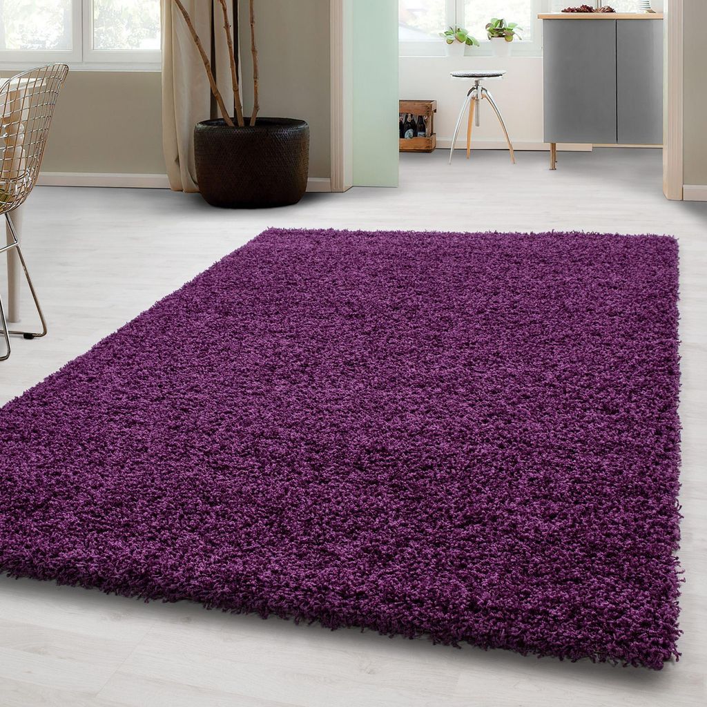 Carpetsale24 Hochflor Teppich Uni Einfarbig Modern Shaggy Teppich Wohnzimmer Flauschig Weich Preishammer, Grösse: 300x400 cm