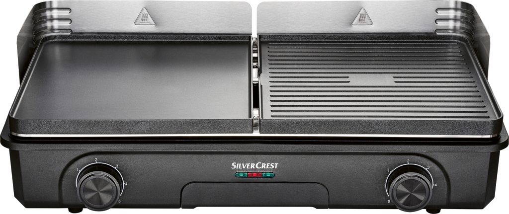 SILVERCREST KITCHEN TOOLS Tischgrill »STG 2200 A1«, mit zwei separaten Grillflächen