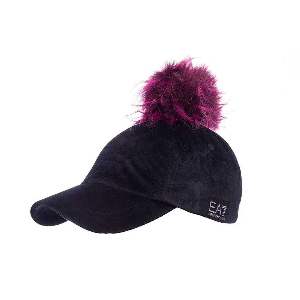 Bonnet Armani 2855718A313 en maille côtelée pour homme luxe noir
