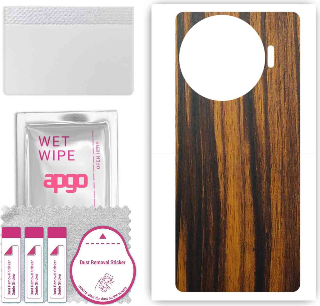 apgo Rückseite Schutzfolie, Skin, kompatibel mit Tecno Camon 30 Pro 5G, Hinten Displayschutzfolie aus Vinylfolie, kratzfest, einfache Montage - Ti...