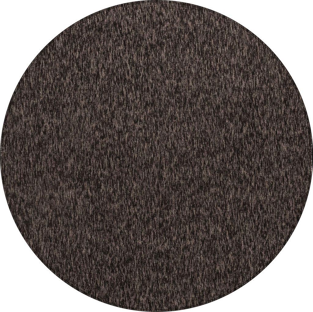 Homebyhome Schlingen-Teppich Kurzflor - Uni Design, Modern & Pflegeleicht fürs Wohnzimmer, Grösse: 120 cm Rund