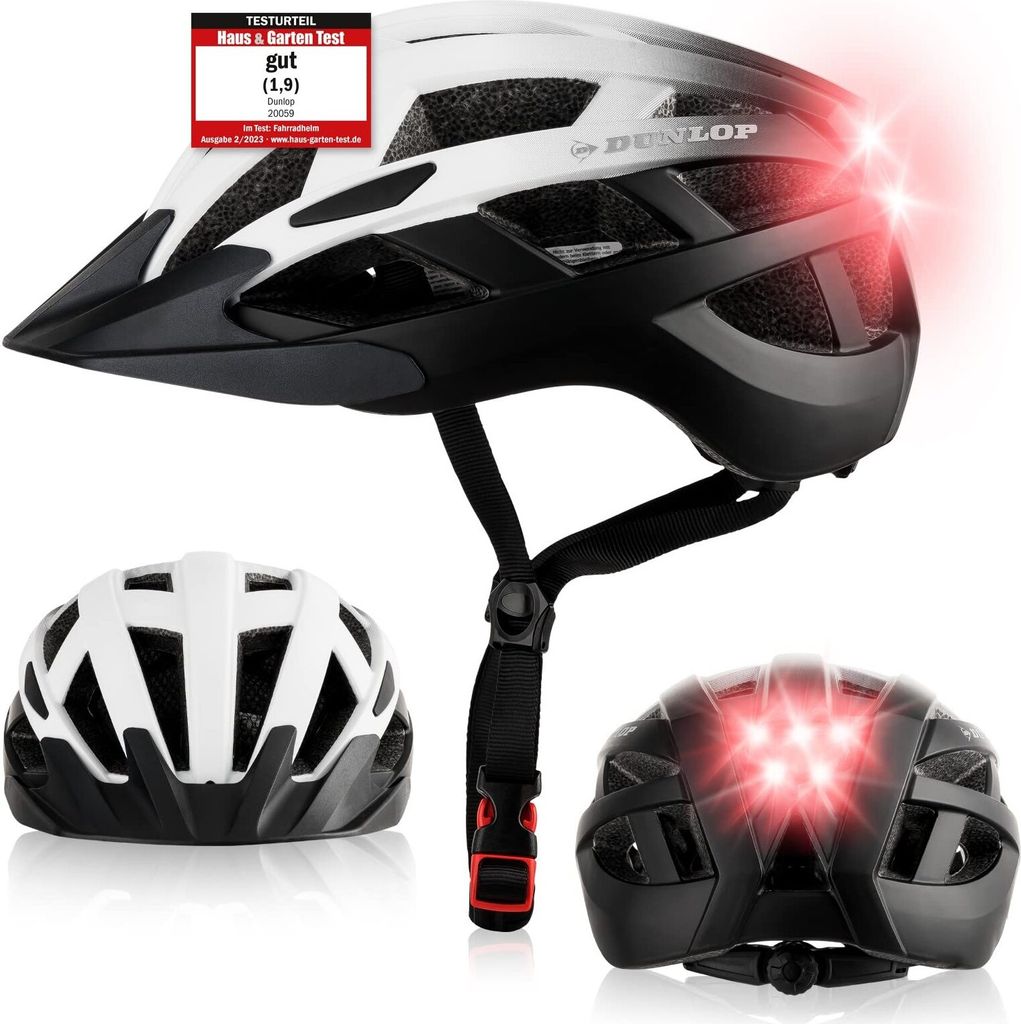 Fahrradhelm mit Licht - Sofort gesehen Werden - Produktbild 